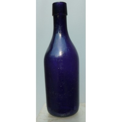 DECORATOR BOTTLE-Beautiful Extreme Purple Citrate Of Magnesia Bottle-1890s   253811528459